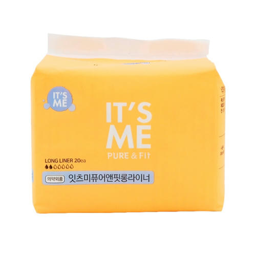 Прокладки гигиенические ежедневные IT`S ME Pure&Fit Long Liner 18см 20шт