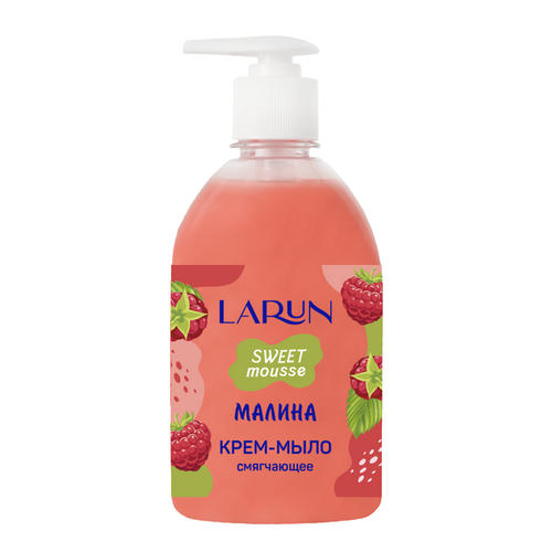 Крем-мыло Larun Sweet Mousse Малина, 500 мл