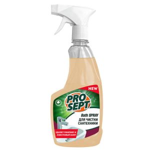 Чистящее средство Prosept Bath Spray, для сантехники, 500мл