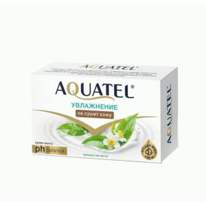Крем-мыло Aquatel 90г зеленый чай матча