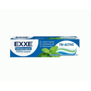 Зубная паста Exxe 100мл тройная защита tri-active