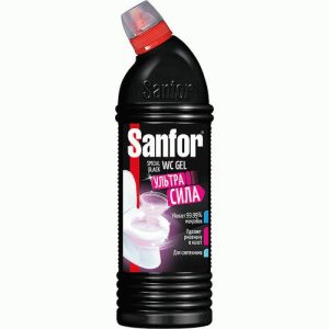Чистящее средство для унитаза Sanfor 750мл Special Black Цветущая сакура гель