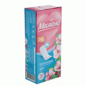 Прокладки ежедневные Милана 20шт ультратонкие Soft Deo Весенние цветы