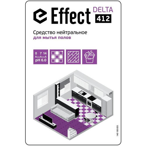 Effect: ДЕЛЬТА-412 1л средство моющее нейтральное для полов — изображение 2