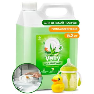 Grass: Велли Сенситив 5,2кг средство для мытья посуды Алоэ вера