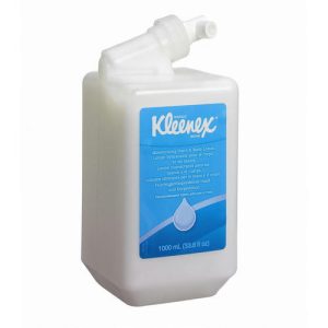 Kimberly-Clark: Крем Клинекс 1л увлажняющий для рук и тела белое