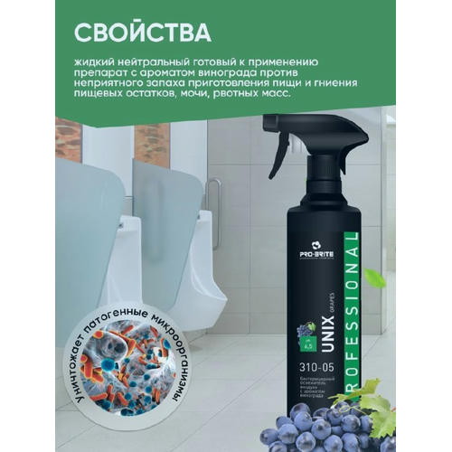 Pro-Brite: Юникс 500мл жидкий ароматизатор Виноград триггер — изображение 2