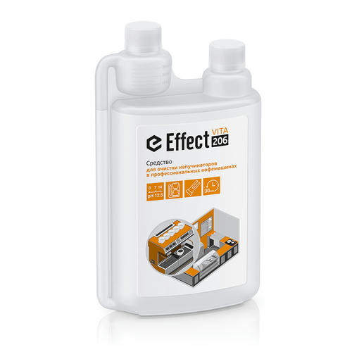 Effect: ВИТА-206 1л ср-во для очистки капучинаторов в проф.кофемашинах