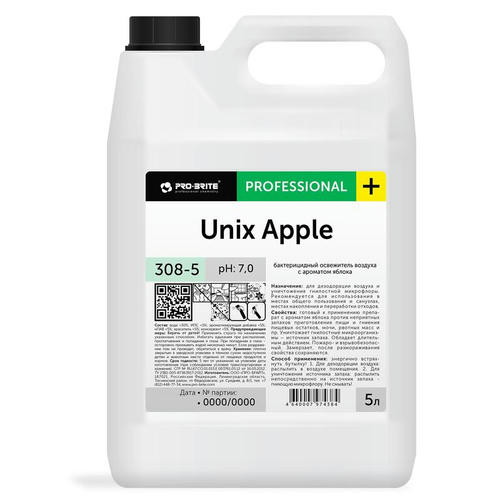 Pro-Brite: Юникс 5л жидкий ароматизатор Яблоко