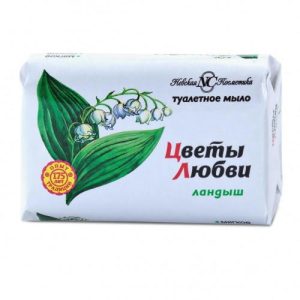 Мыло туалетное: ЦВЕТЫ ЛЮБВИ 90 г ЛАНДЫШ