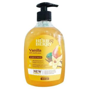 Жидкое мыло Экзотическая груша Ваниль, флакон Herb Berry