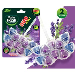 Master FRESH подвесной блок для унитаза ЛАВАНДА, 2шт / 24 Master Fresh