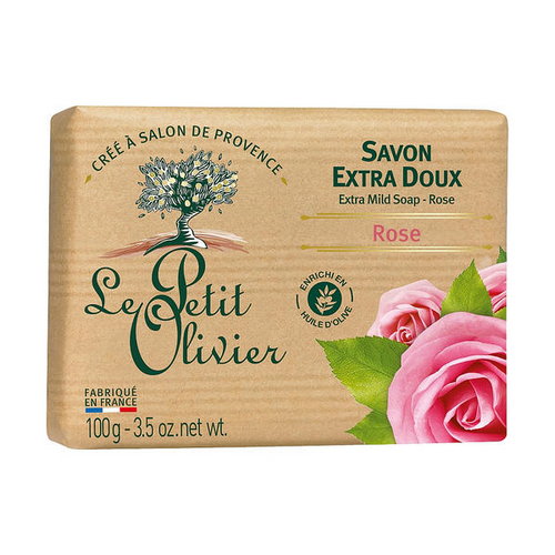 Мыло экстранежное, с экстрактом розы, Le Petit Olivier-extra mild soap-Rose — изображение 2