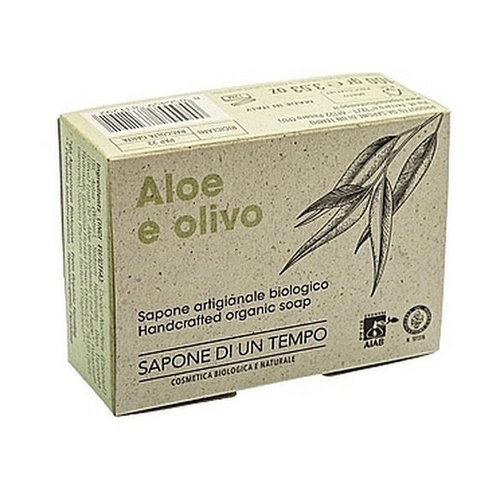 Органическое мыло "Алоэ и олива", Sapone Di Un Tempo Organic Soap Aloe And Olive — изображение 2