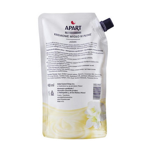 Жидкое крем-мыло "Жасмин", Apart Natural Jasmine Soap (дой-пак) — изображение 2
