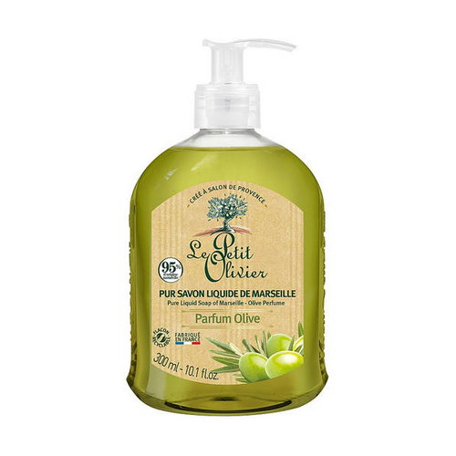 Мыло жидкое с ароматом оливы, Le Petit Olivier Pure liquid traditional Marseille soap-Olive