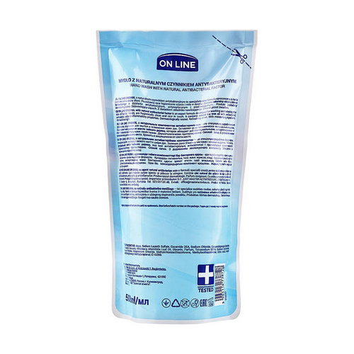 Жидкое мыло, On Line Antibacterial Liquid Soap (Refill) — изображение 2