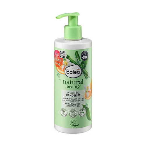 Жидкое мыло для рук, Balea Natural Beauty Bamboo & Orange Blossom