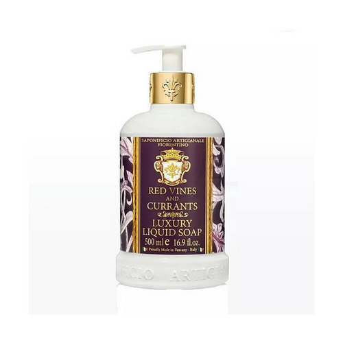 Мыло натуральное жидкое "Красное вино и смородина", Saponificio Artigianale Fiorentino Red Vines and Currants