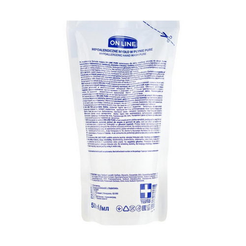 Жидкое мыло, On Line Hypoallergenic Pure Soap (сменный блок) — изображение 2