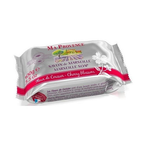 Мыло твердое марсельское "Цветы вишни", Ma Provence Marseille Soap Cherry Blossom — изображение 2