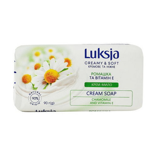 Крем-мыло с ромашкой и глицерином, Luksja Camomile Glycerine Soap — изображение 2