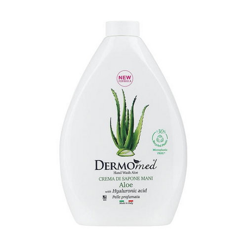 Крем-мыло для рук "Алоэ", без дозатора, Dermomed Hand Wash Aloe With Hyaluronic Acid