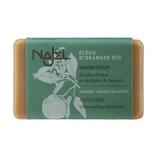 Мыло алеппское "Флердоранж", Najel Aleppo Soap Organic Orange Blossom Mild And Sweet