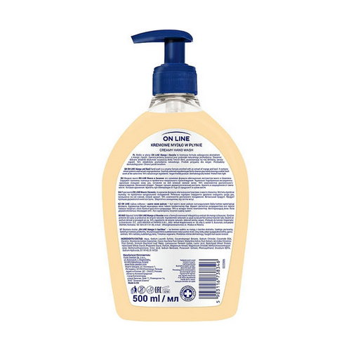 Жидкое мыло, On Line Mango & Basil Creamy Hand Wash — изображение 2