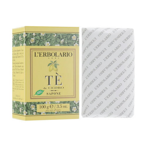Душистое мыло "Чай и цитрон", L'Erbolario Sapone Te and Cedro — изображение 2