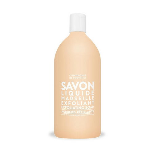 Отшелушивающее жидкое мыло, Compagnie De Provence Agrumes Petillants Exfoliating Liquid Marseille Soap Refill