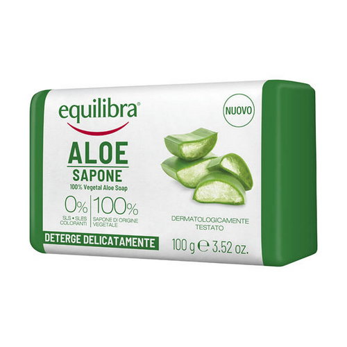 Мыло для тела, натуральное, Equilibra Aloe Line Natural Soap — изображение 2