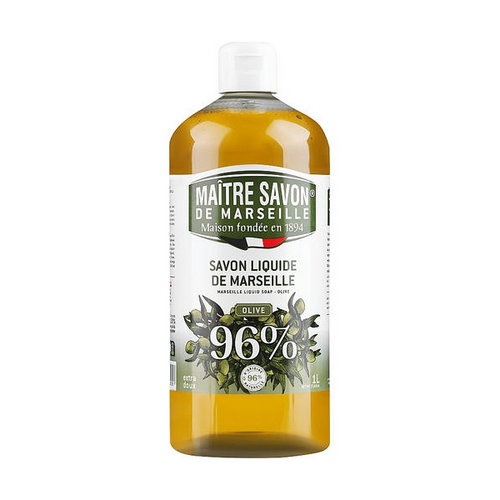 Жидкое марсельское мыло "Оливковое", Maitre Savon De Marseille Savon Liquide De Marseille Olive Liquid Soap — изображение 2