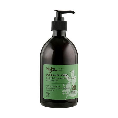 Жидкое мыло алеппское 20% масла лавра, Najel Liquid Aleppo Soap
