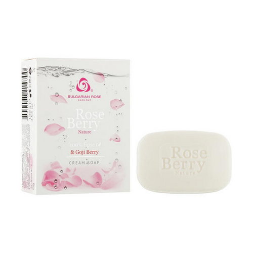 Крем-мыло, Bulgarian Rose Rose Berry Nature Cream Soap