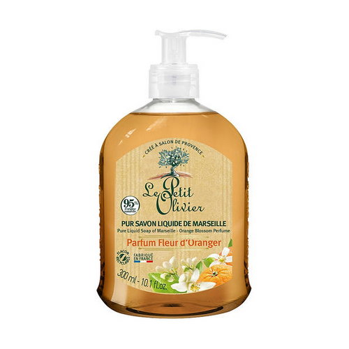Мыло жидкое с ароматом цветов апельсина, Le Petit Olivier Vegetal Oils Soap