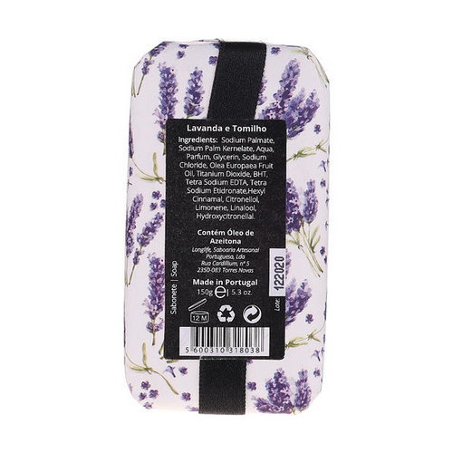 Натуральное мыло "Лаванда и тимьян", Essencias De Portugal Natura Lavander&Thyme Soap — изображение 2