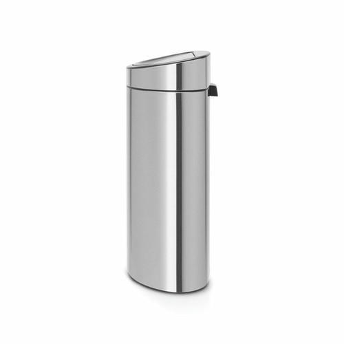 Мусорное ведро Brabantia Touch Bin New, цвет стальной матовый, 40 л — изображение 2