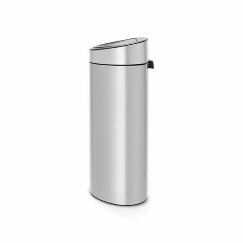 Мусорное ведро Brabantia Touch Bin New, система Soft Touch, цвет серый металлик, 40 л — изображение 2