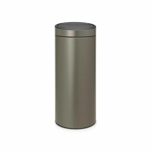Мусорное ведро Brabantia Touch Bin, 30 л, цвет платиновый
