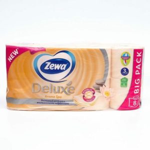 Туалетная бумага Zewa Deluxe AromaSpa, 3 слоя, 8 шт