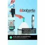 Пакет пластиковый, высокий, объём 20 л, 40 шт