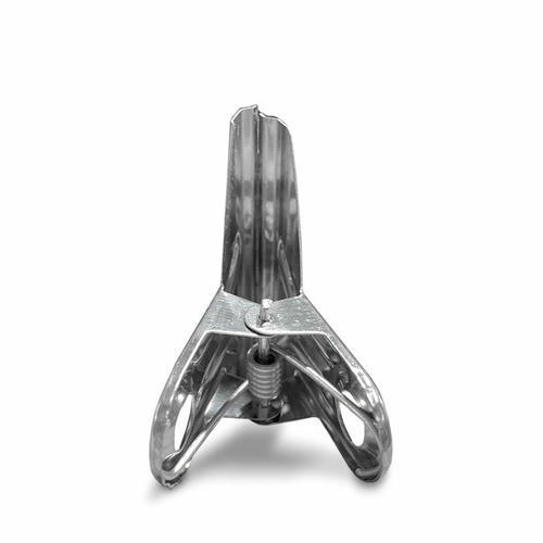 Прищепка металлическая 7.5x3.5x5 см, (фасовка 20 шт), цвет хром — изображение 2