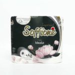 Туалетная бумага Soffione Imperial, с тиснением, перфорацией, 4 слоя, 4 шт