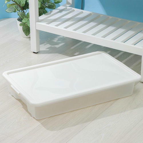 Контейнер для хранения с крышкой Porter, 18 л, 66x42x12 см, цвет слоновая кость — изображение 2