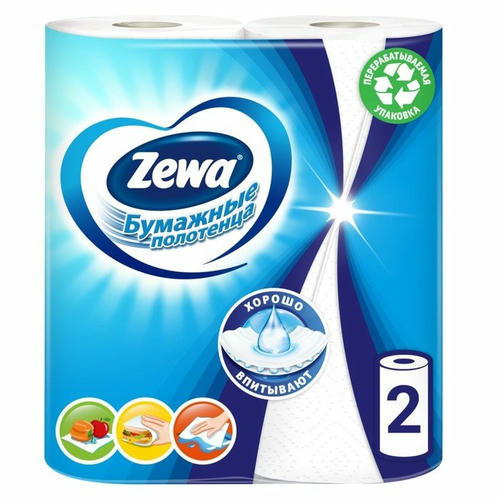 Бумажные полотенца Zewa Decor, 2 слоя, 2 шт