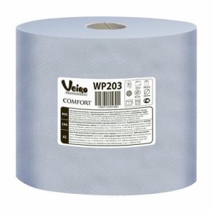 Протирочный материал Veiro Professional Comfort WP203 с ЦВ, 2 слоя, 175 метров (500 листов)