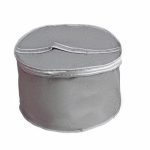 Тубус для головных уборов 33x33x20 см, цвет серый