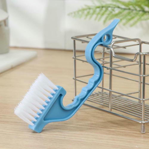 Щетка для мытья посуды, изогнутая, 18x6,5 см, цвет МИКС