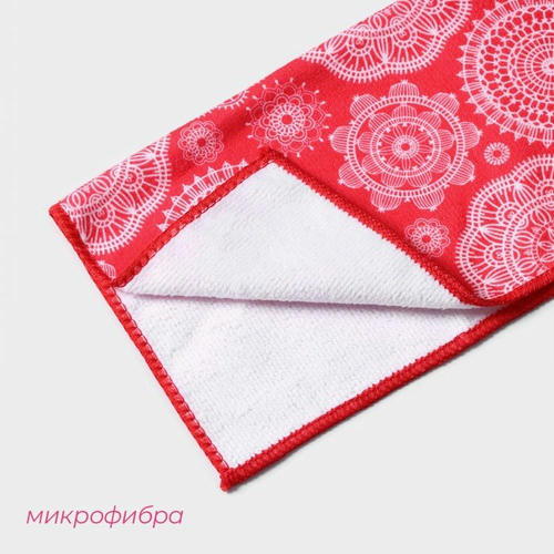 Салфетка микрофибра Доляна «Индия», 29x29 см, цвет МИКС — изображение 2